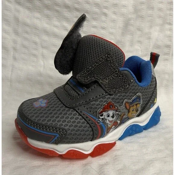 Paw Patrol Baby Infant Light-Up Athletic Sneakers Size 5c Boys Walking Shoes NWT - Picture 10 of 13